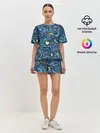 Женская пижама с шортами / Ван Гог. Звездная Ночь