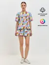 Женская пижама с шортами / BTS BT21 STICKERS