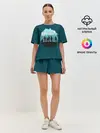 Женская пижама с шортами / Ходячие Мертвецы