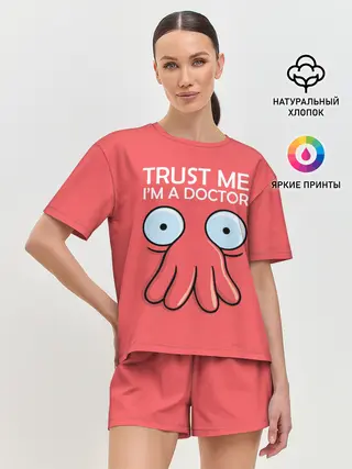 Женская пижама с шортами / Trust Me Im a Doctor