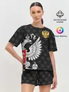 Женская пижама с шортами / Россия / Премиум Black