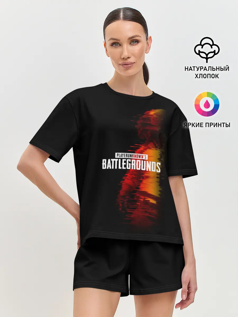 Женская пижама с шортами / PUBG