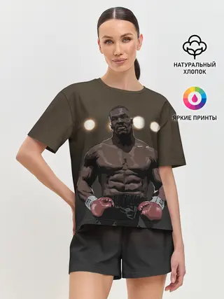 Женская пижама с шортами / Myke Tyson_7