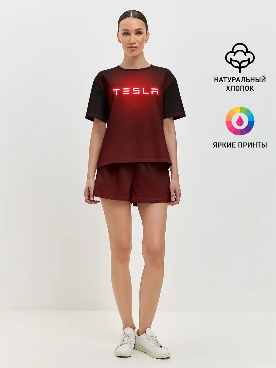 Женская пижама с шортами / TESLA