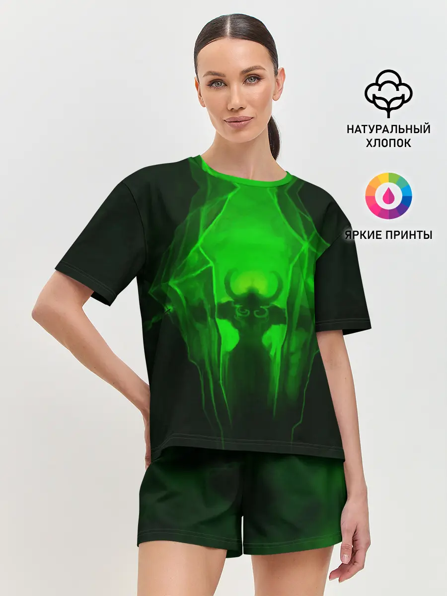 Женская пижама с шортами / Демон легиона
