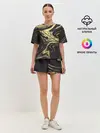 Женская пижама с шортами / Золотые реки