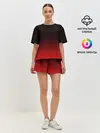 Женская пижама с шортами / RED CARBON