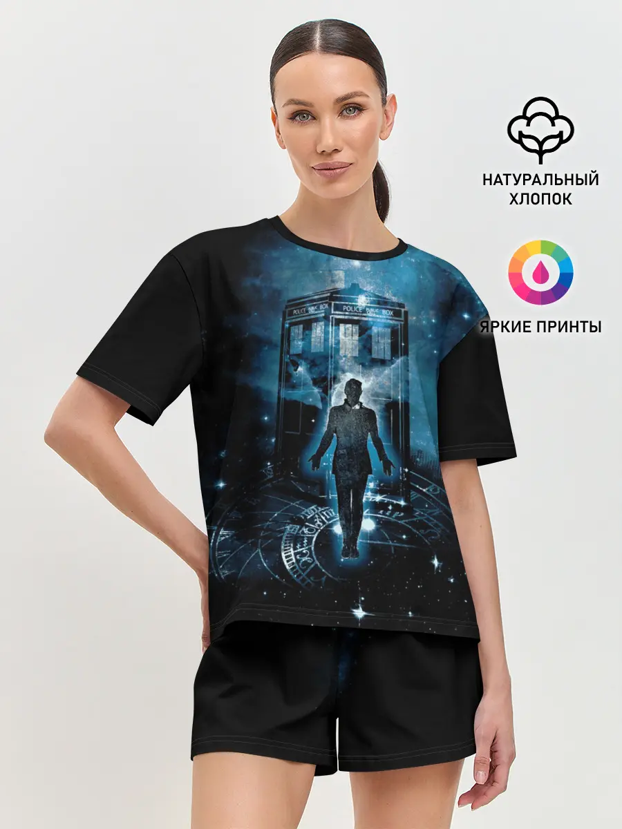 Женская пижама с шортами / Doctor Who