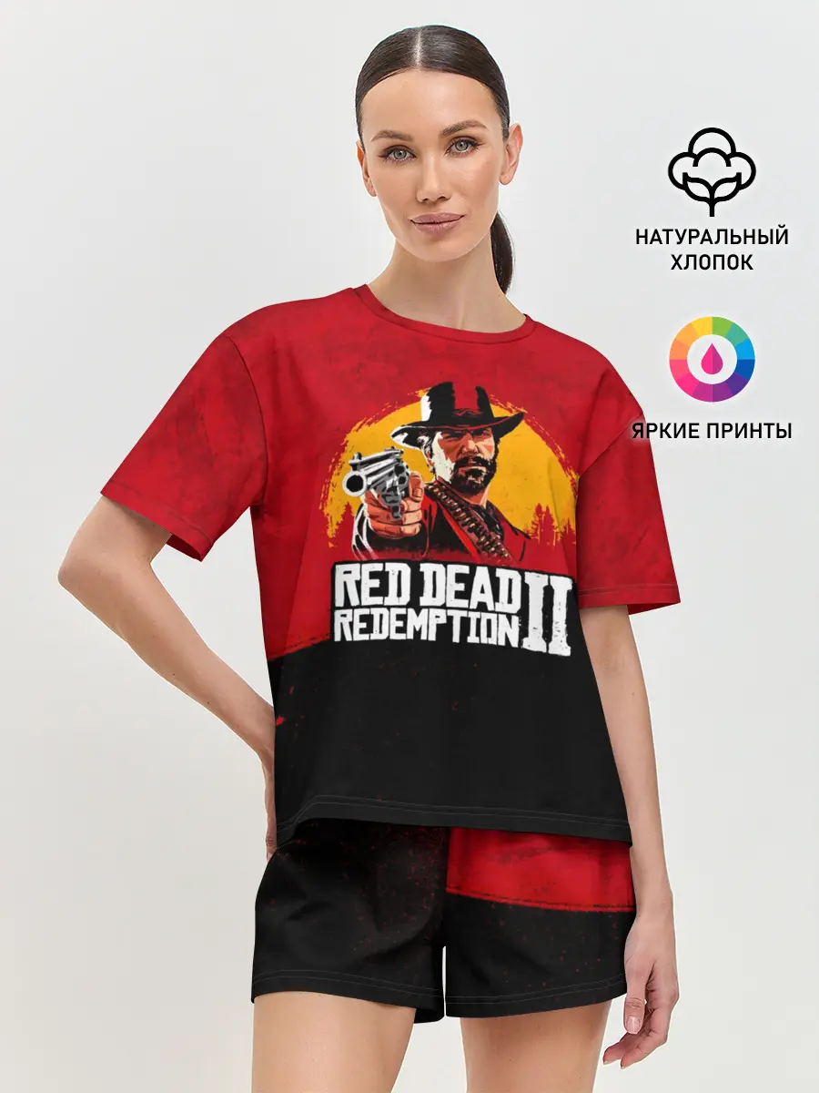 Женская пижама с шортами / Red Dead Redemption 2