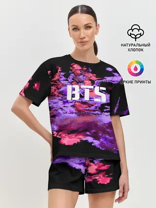 Женская пижама с шортами / BTS
