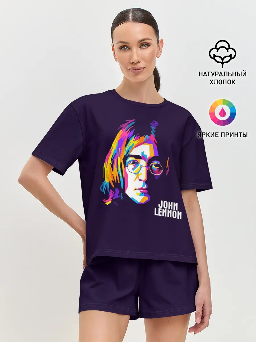 Женская пижама с шортами / Джон Леннон