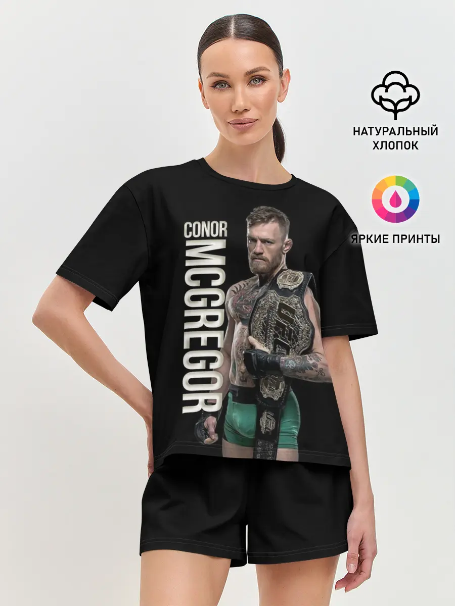Женская пижама с шортами / Конор МакГрегор