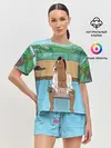 Женская пижама с шортами / Конь БоДжек