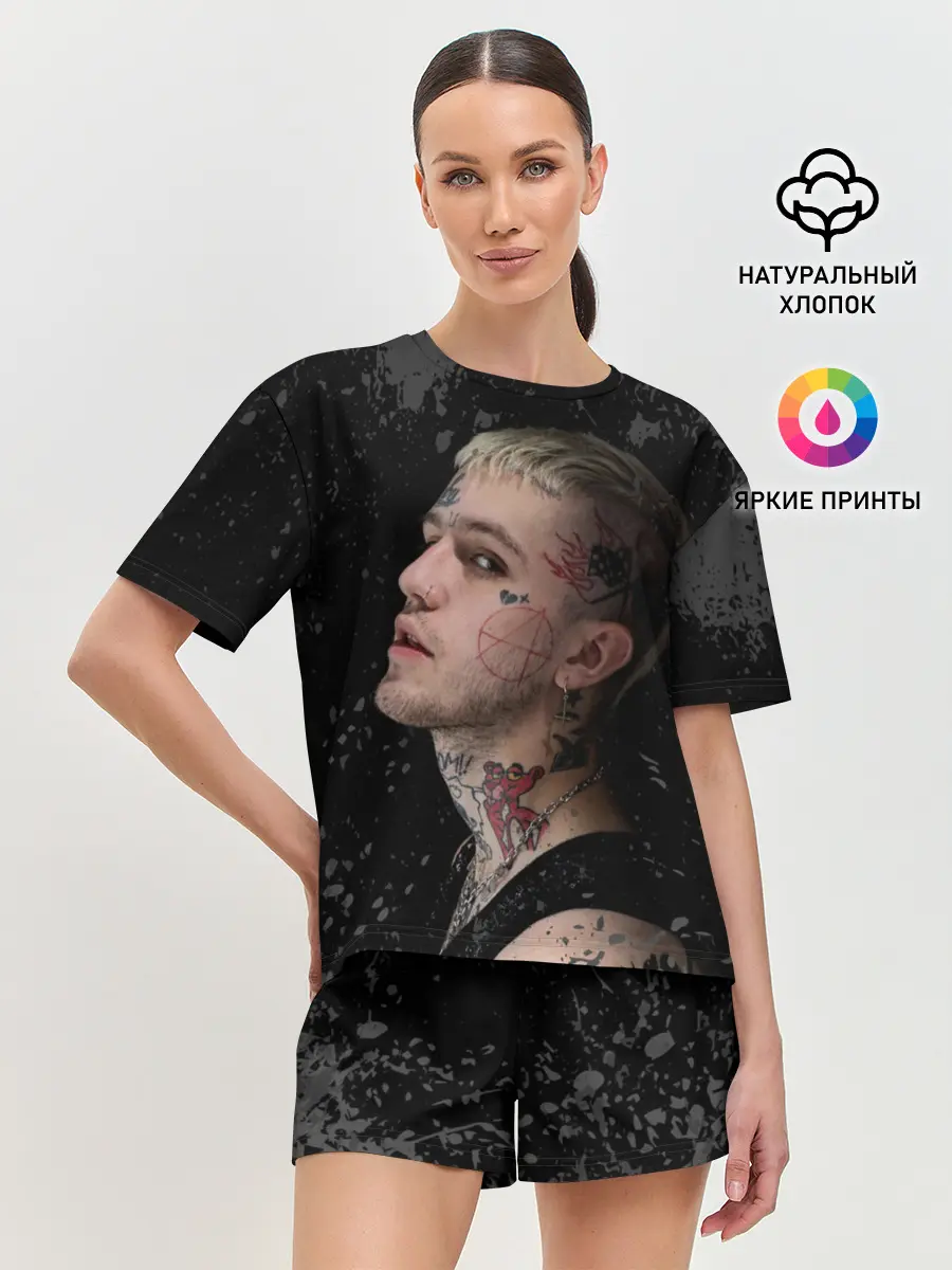 Женская пижама с шортами / Lil Peep