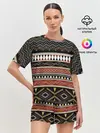 Женская пижама с шортами / Этническая африка