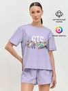 Женская пижама с шортами / BTS
