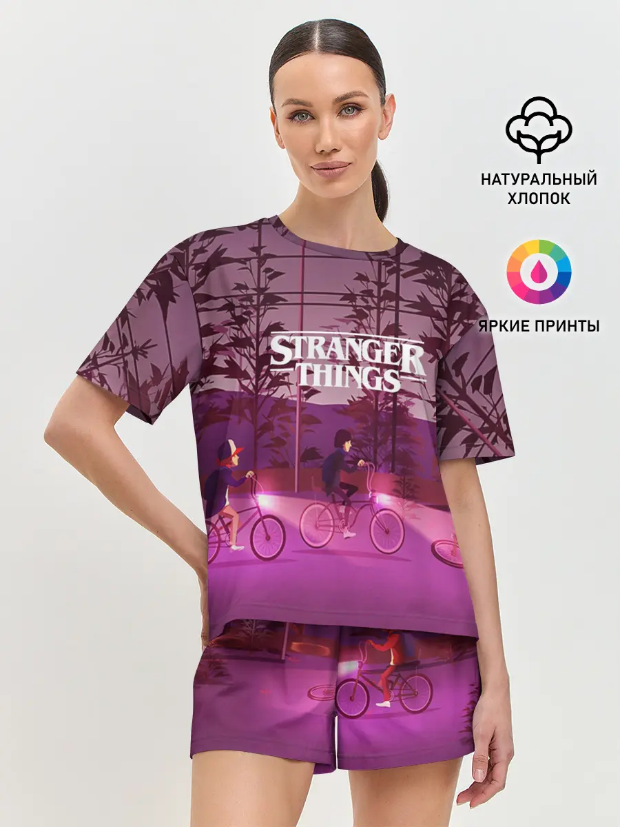 Женская пижама с шортами / STRANGER THINGS