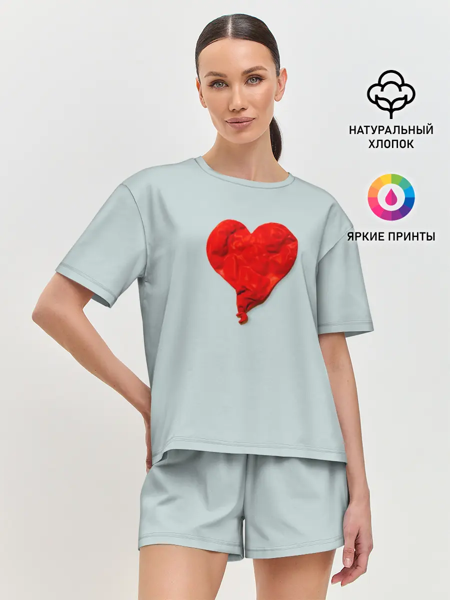 Женская пижама с шортами / Kanye West Heartbreak