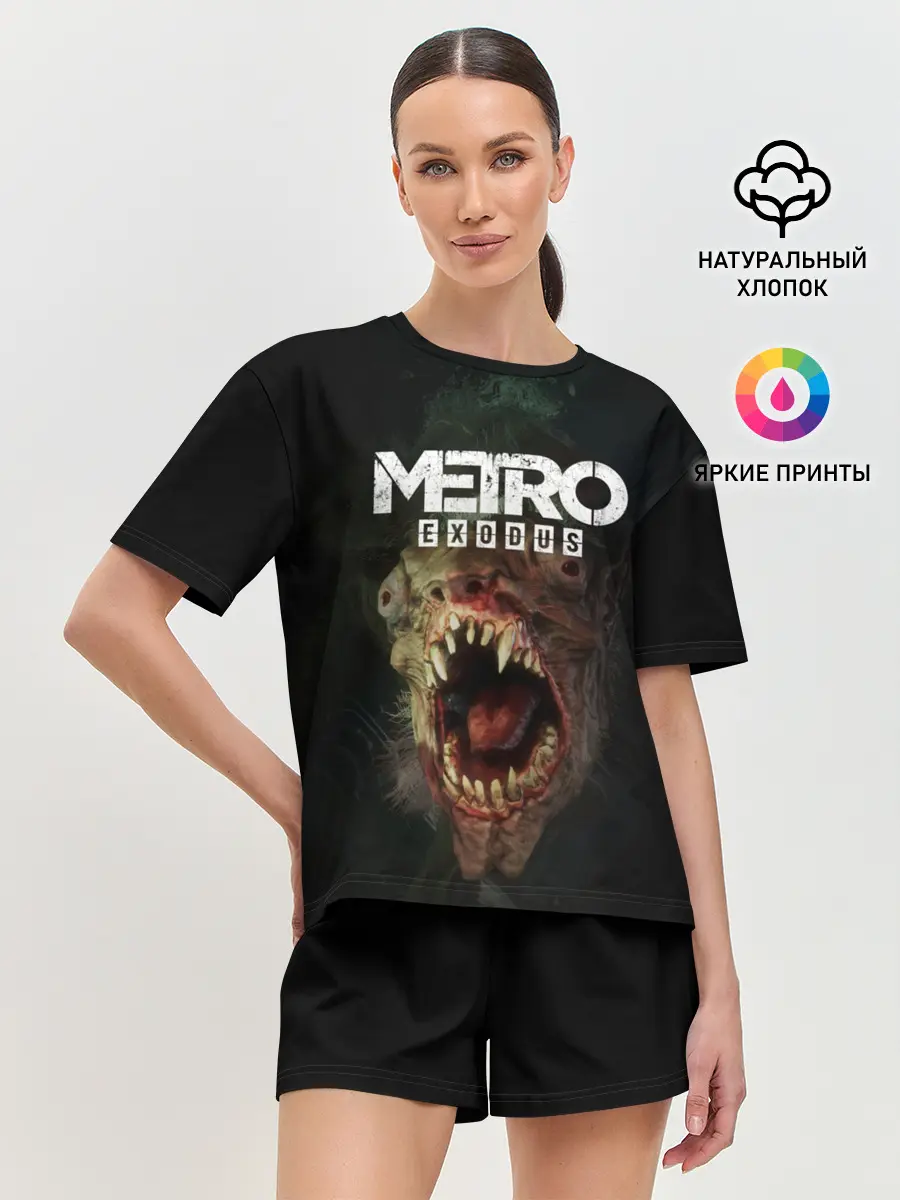 Женская пижама с шортами / Metro Exodus