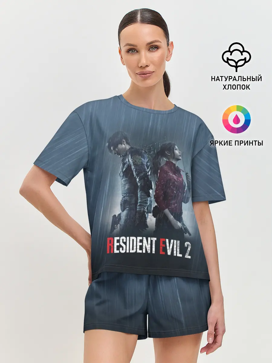 Женская пижама с шортами / Resident Evil 2 Remake