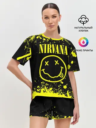 Женская пижама с шортами / Nirvana