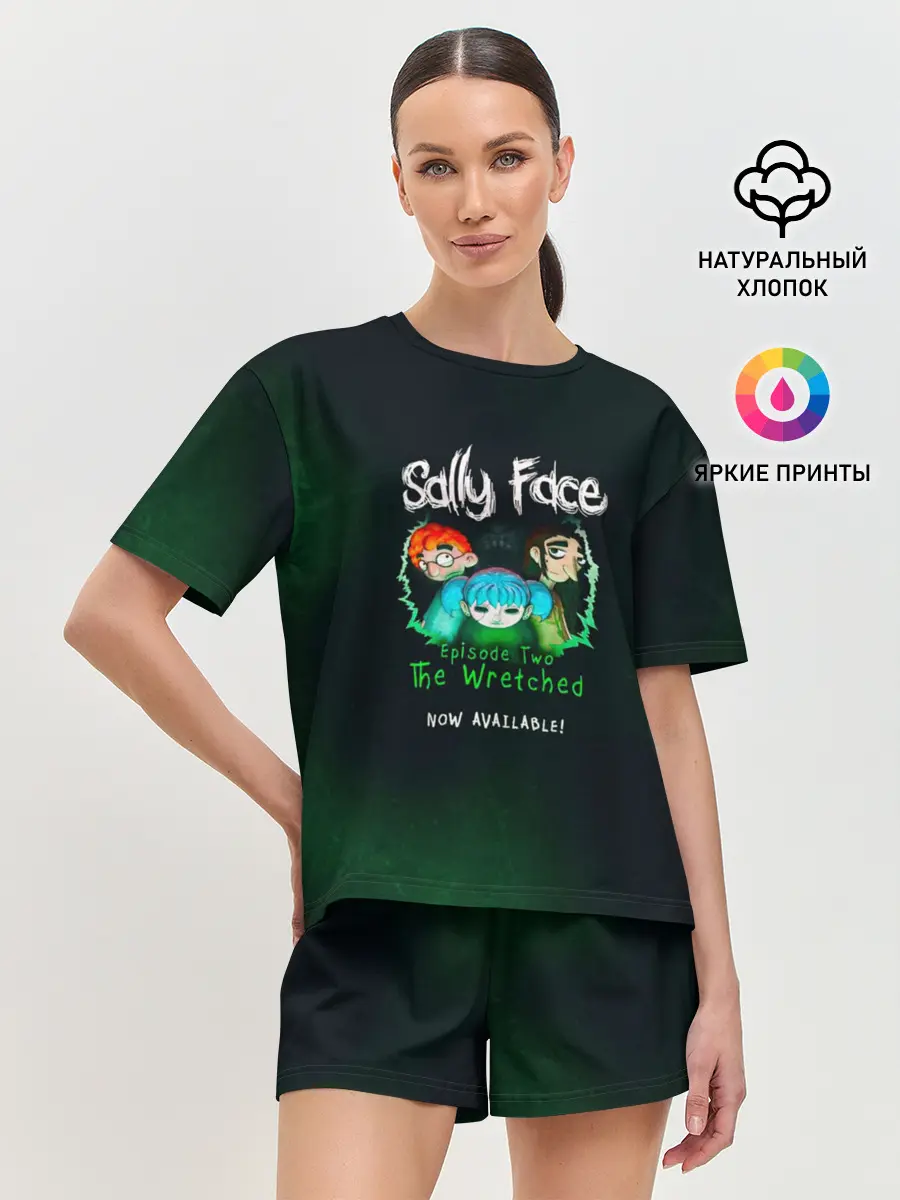 Женская пижама с шортами / Sally Face