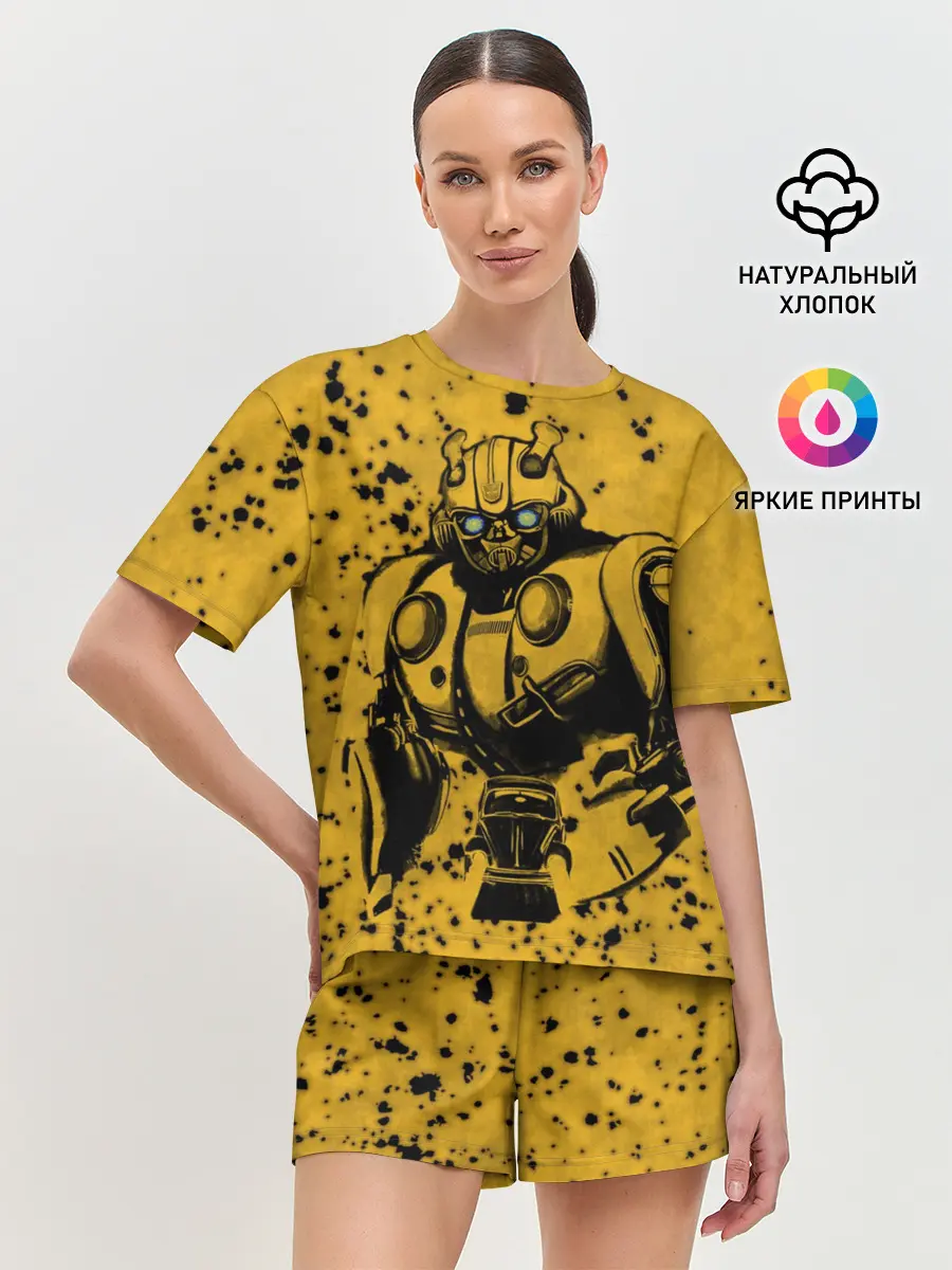 Женская пижама с шортами / Bumblebee
