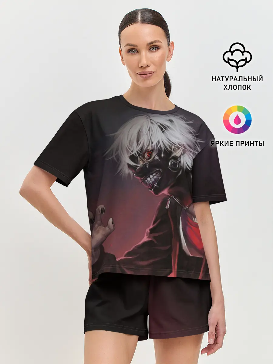 Женская пижама с шортами / Токийский гуль