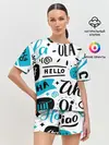 Женская пижама с шортами / Hello
