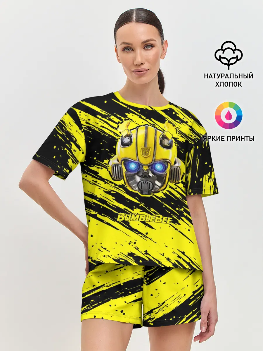 Женская пижама с шортами / Bumblebee