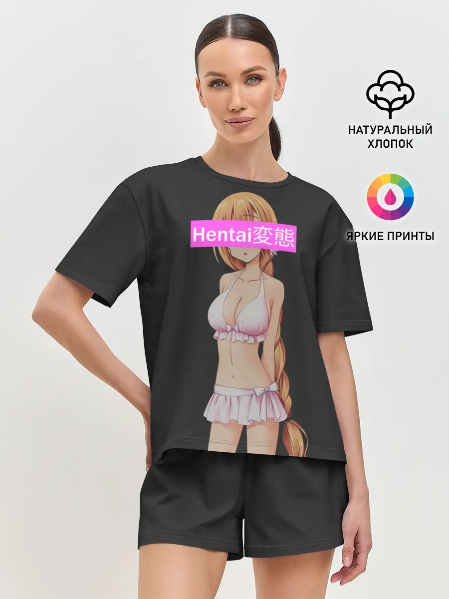 Женская пижама с шортами / Японская анимация