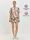 Женская пижама с шортами / Оливье
