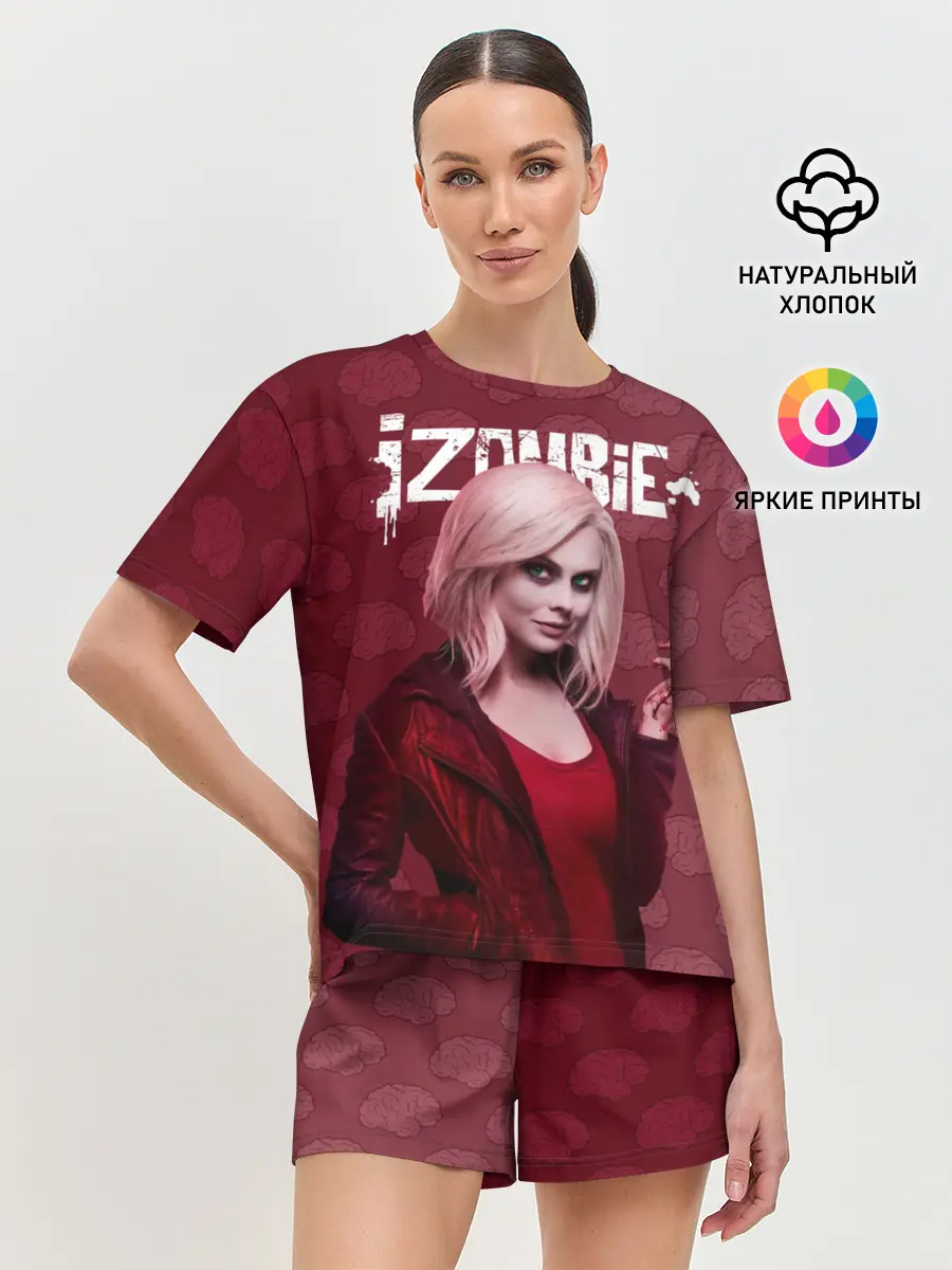 Женская пижама с шортами / i-ZOMBIE