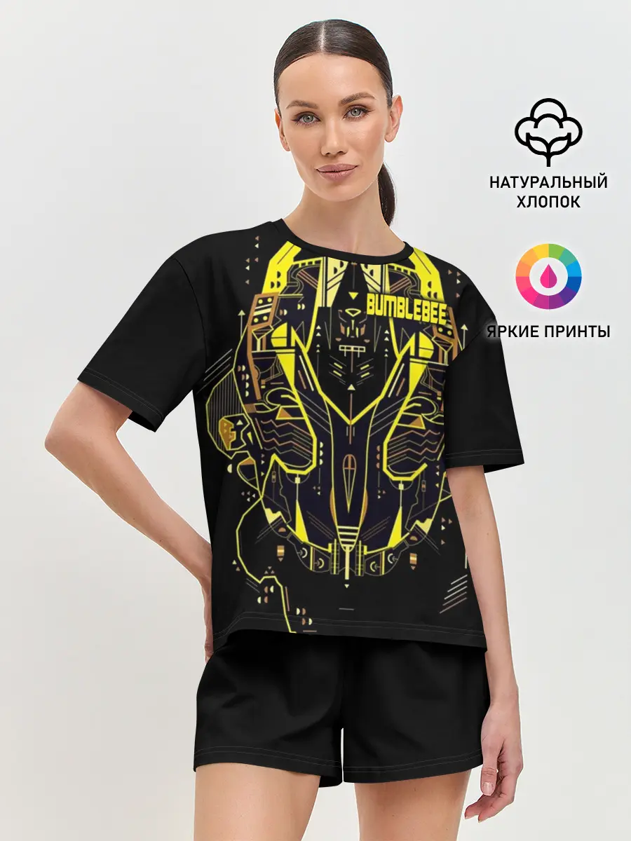 Женская пижама с шортами / Автобот Бамблби