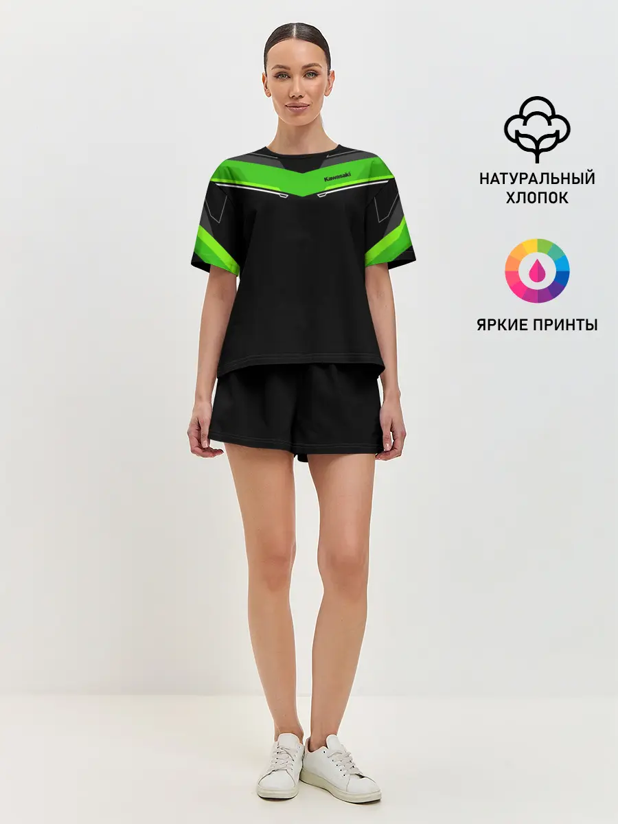 Женская пижама с шортами / Kawasaki club