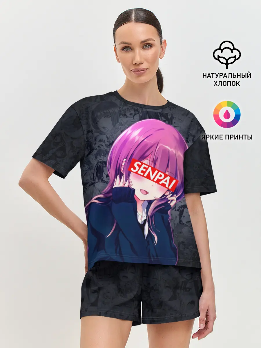 Женская пижама с шортами / Anime