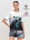 Женская пижама с шортами / Скелет