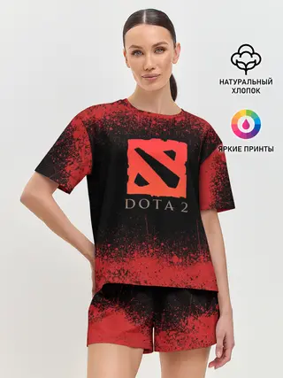 Женская пижама с шортами / Кровавая Дота 2