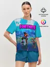 Женская пижама с шортами / Fortnite повозка