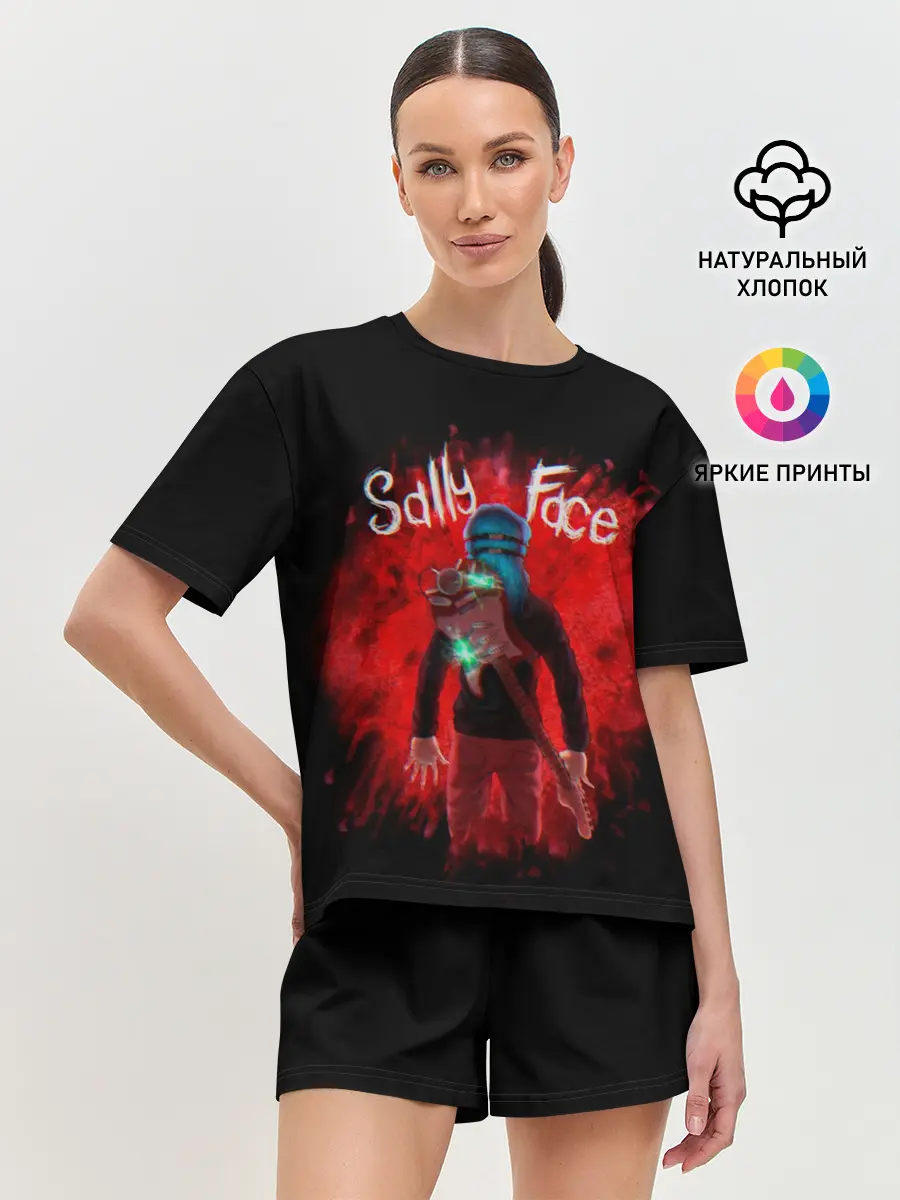 Женская пижама с шортами / Sally Face