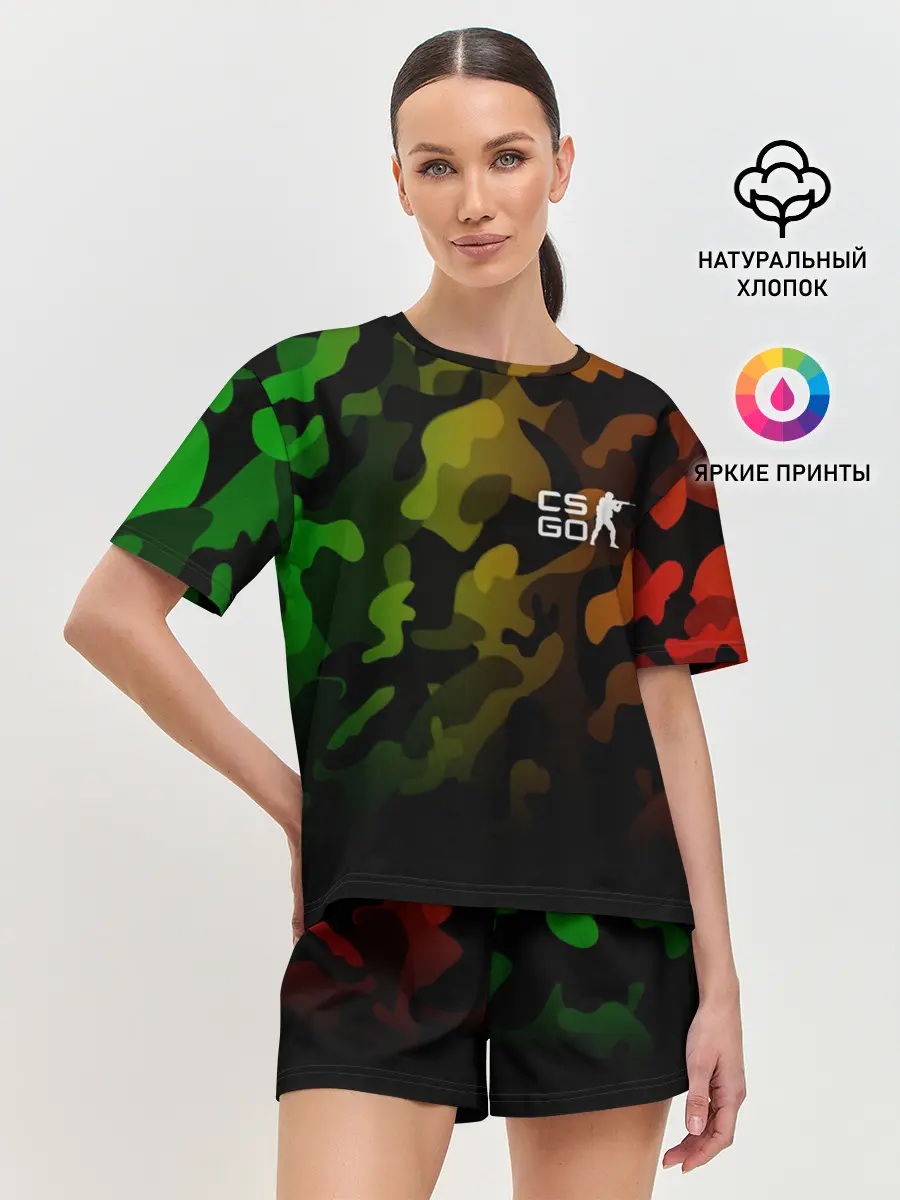 Женская пижама с шортами / CS GO