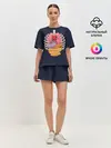 Женская пижама с шортами / Внутри Меня Котики