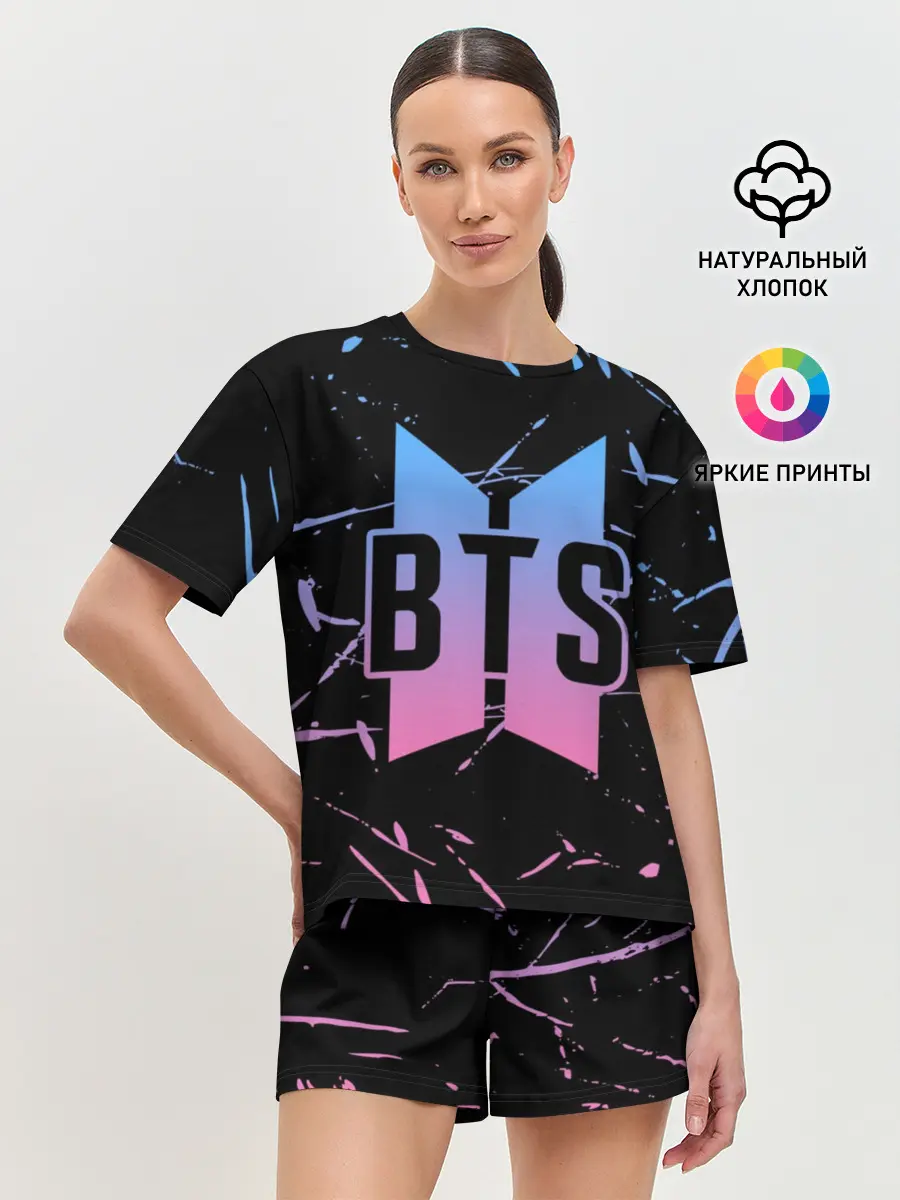 Женская пижама с шортами / BTS LOVE YOURSELF | БТС
