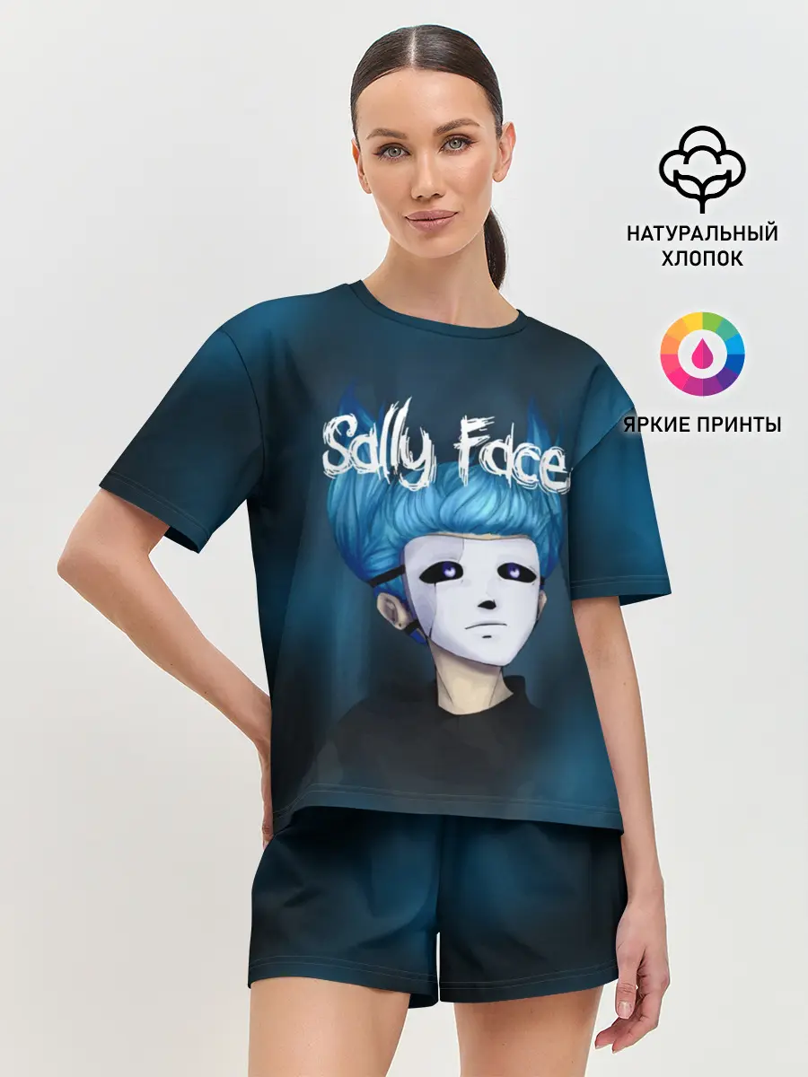 Женская пижама с шортами / SALLY FACE