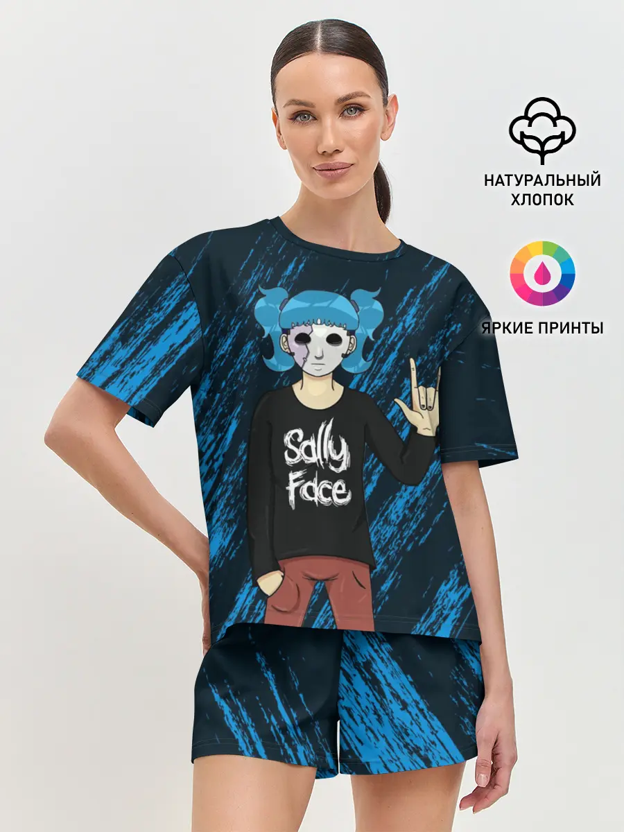 Женская пижама с шортами / Sally Face по Року