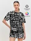 Женская пижама с шортами / ЛОГОТИПЫ ИГР