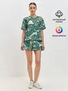 Женская пижама с шортами / Динозавры