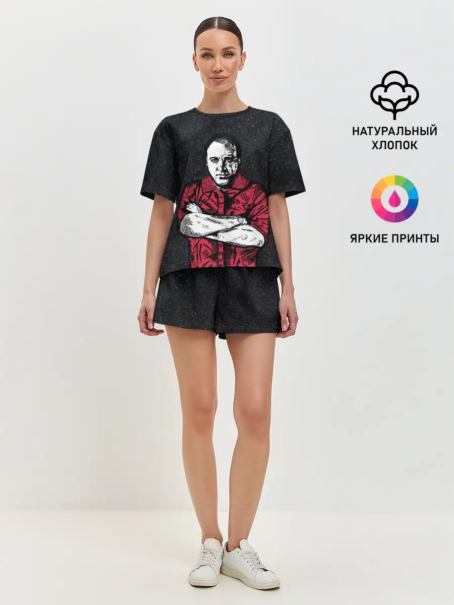 Женская пижама с шортами / Сопрано Джеймс Гандольфини