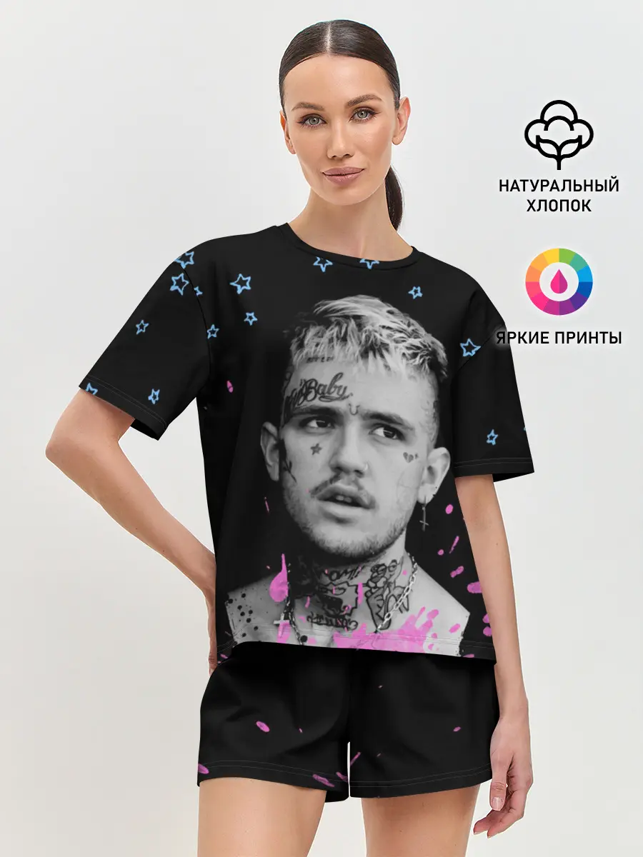 Женская пижама с шортами / LIL PEEP - Runaway