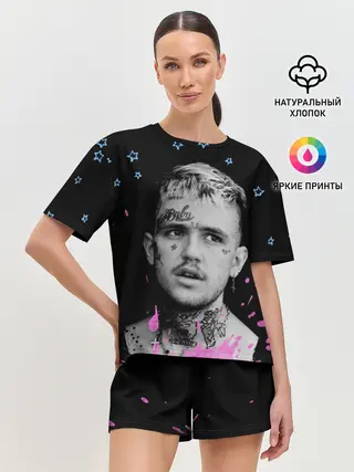 Женская пижама с шортами / LIL PEEP - Runaway